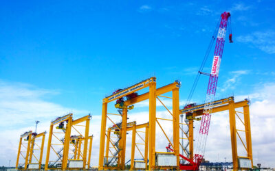 Montage de portiques RTG