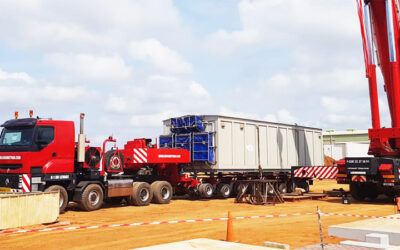 Travaux de magasinage pour la centrale électrique