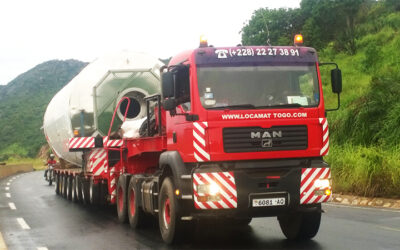 Transport et mise en place de cuves TOD à la Brasserie de Kara
