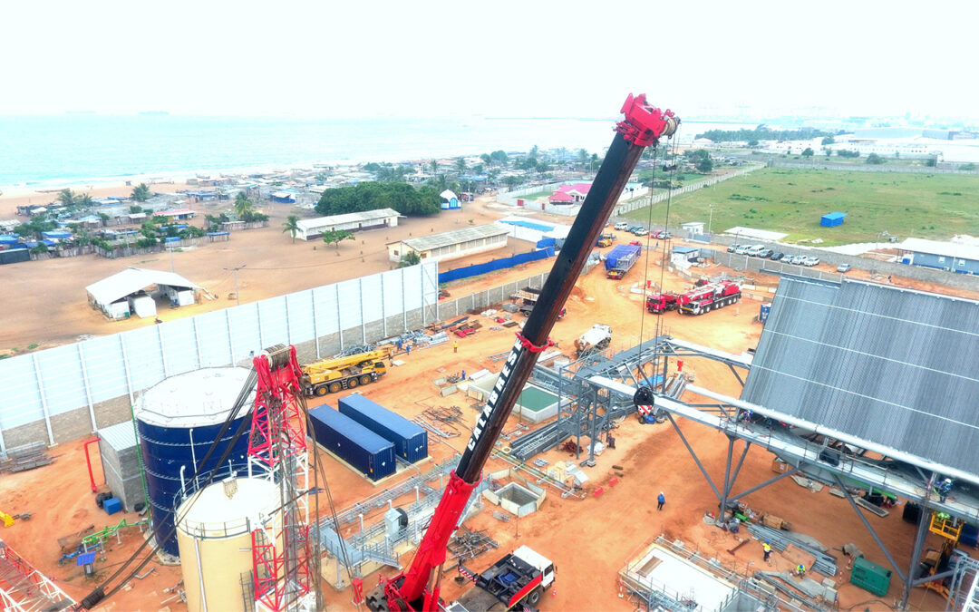 Transport et installation d’un colis de 141 T