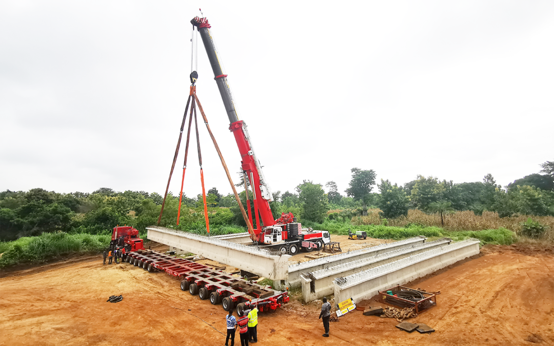 Construction du pont d’Amoutchou