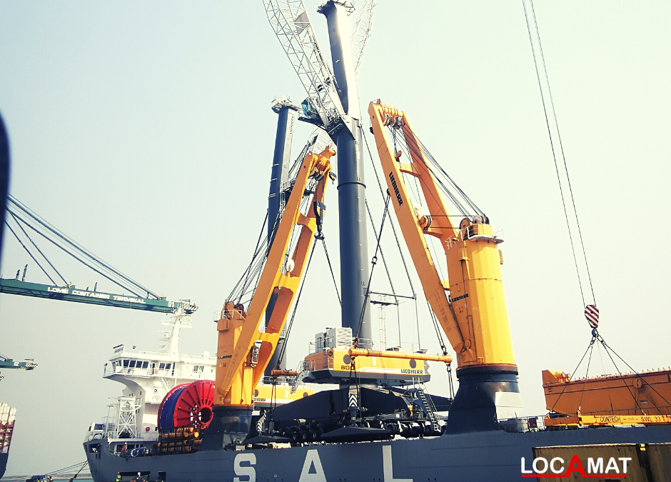 Réception & montage de 2 portiques LHM 800 au LCT