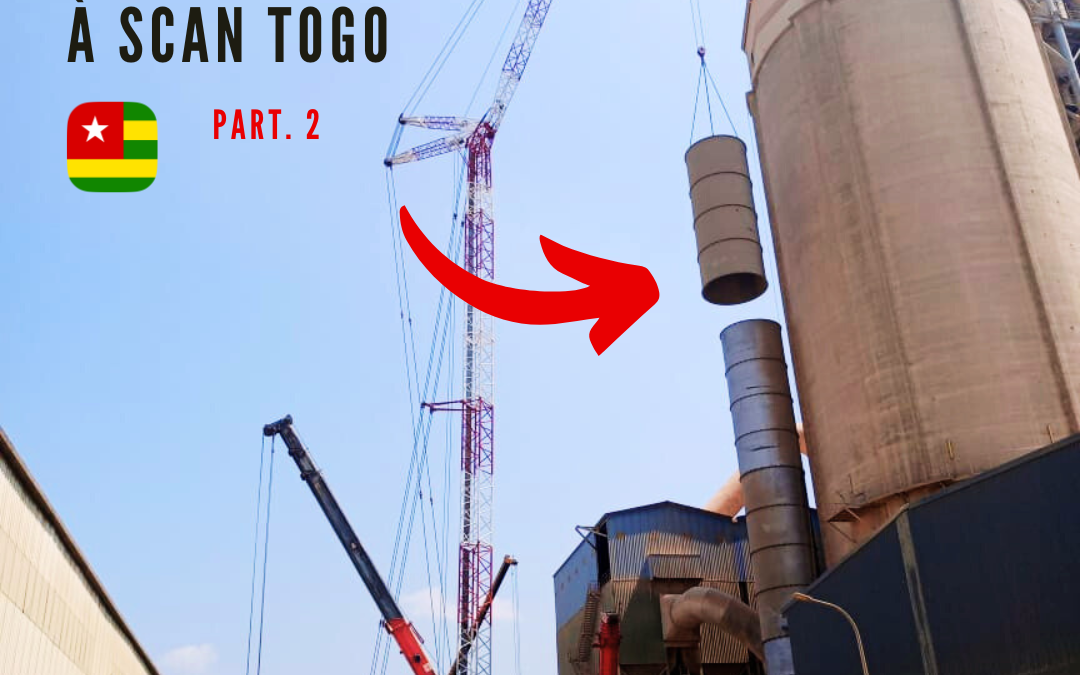 Construction d’une nouvelle cheminée de 90m à SCAN Togo