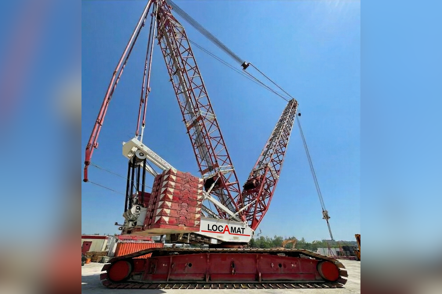 Demag Terex CC2800-1 de 600 tonnes sur chenilles disponible à Lomé Togo, Bénin, Burkina Faso, N Demag Terex CC2800-1 de 600 tonnes sur chenilles disponible à Lomé Togo, Bénin, Burkina Faso, N