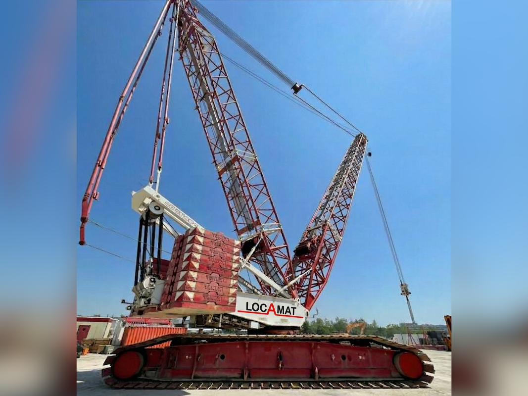 Demag Terex CC2800-1 de 600 tonnes sur chenilles disponible à Lomé Togo, Bénin, Burkina Faso, Niger, ouest Afrique Demag Terex CC2800-1 de 600 tonnes sur chenilles disponible à Lomé Togo, Bénin, Burkina Faso, Niger, ouest Afrique