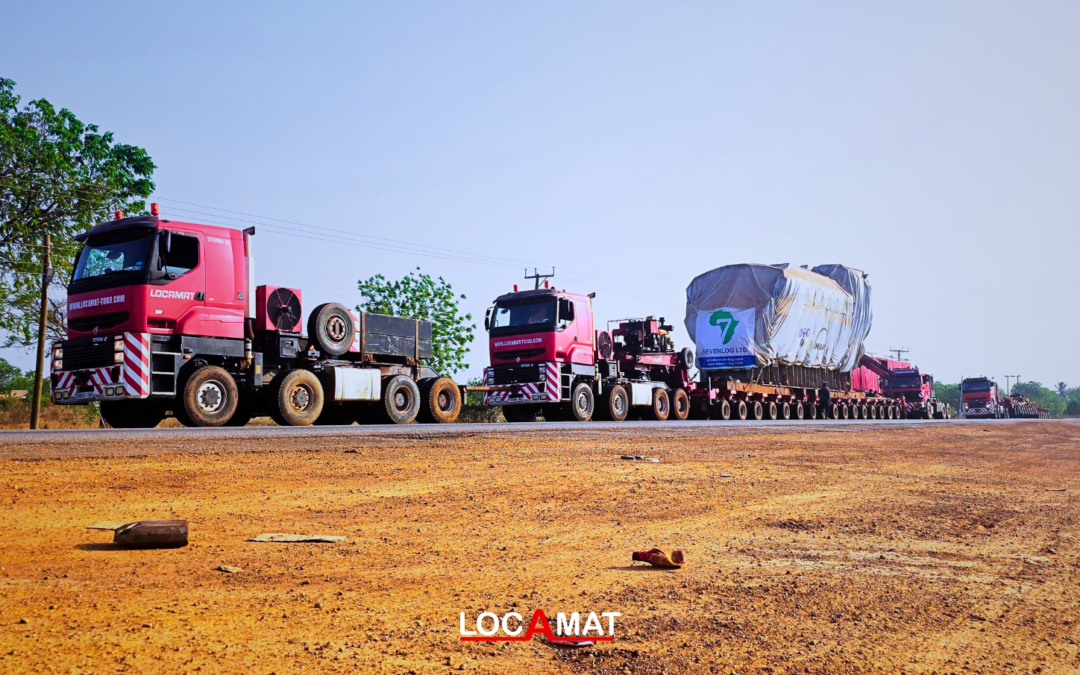 De Takoradi à Komsilga : dans les coulisses d&rsquo;un transport exceptionnel de 650 tonnes à travers l&rsquo;Afrique de l&rsquo;Ouest